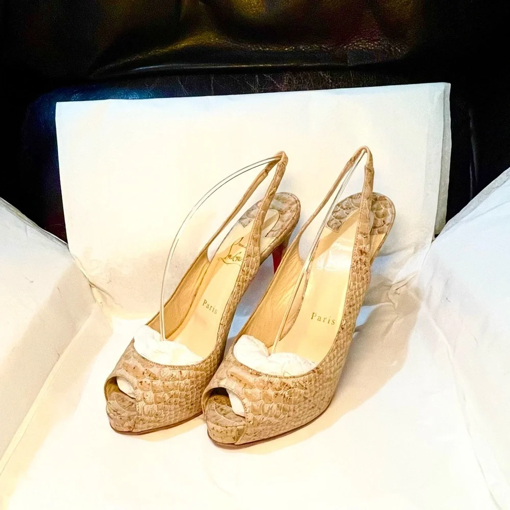 Christian Louboutin presenting christian